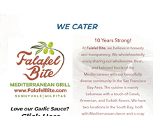 Tablet Screenshot of falafelbite.com